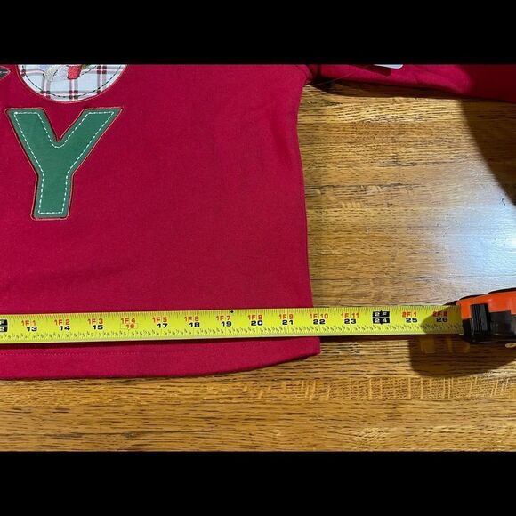 Disney Mickey and Minnie Mouse Holiday Pullover Sweatshirt- size M NWT - Picture 6 of 11